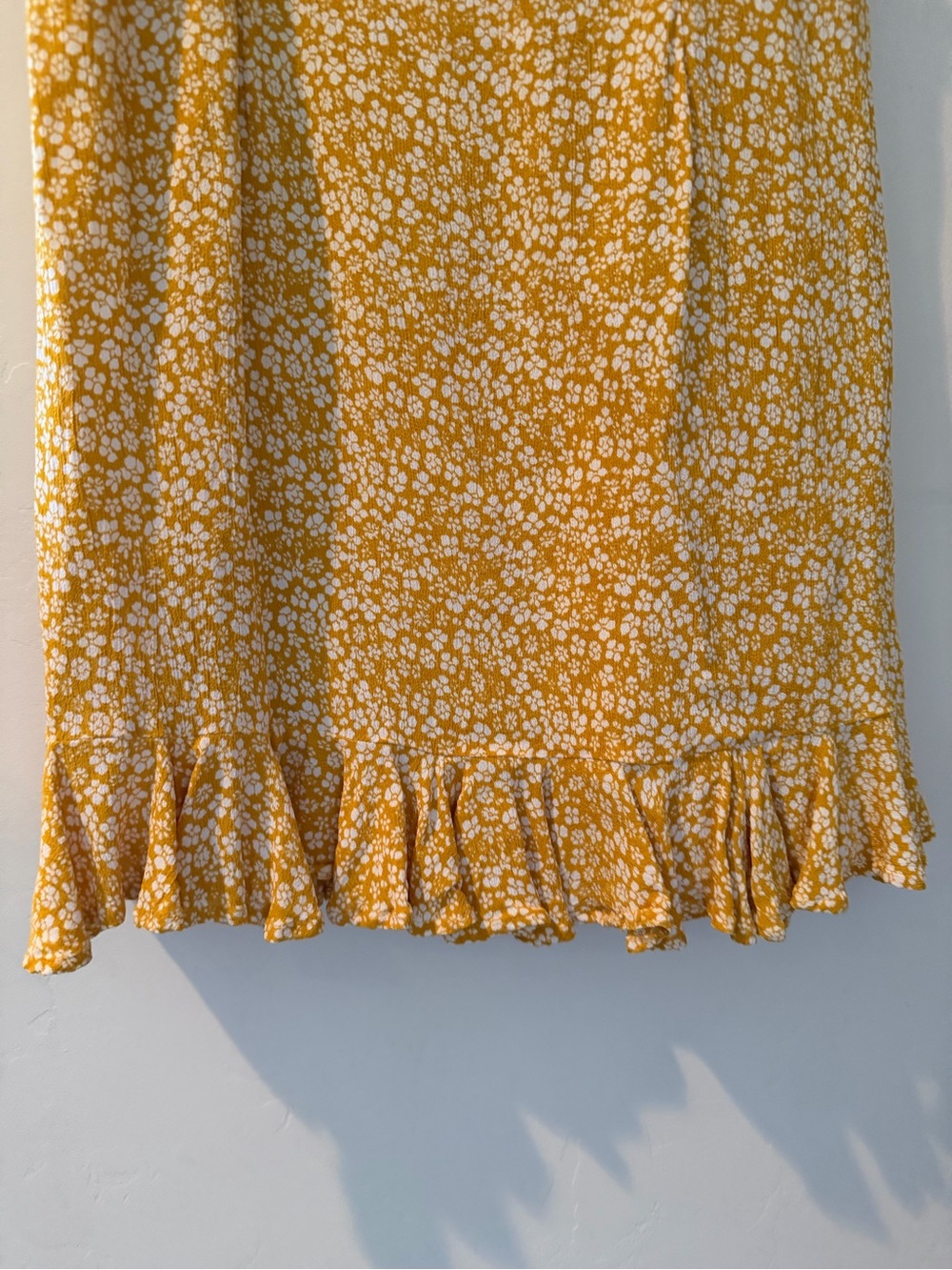 Bardot Floral Ruffle Hem Mini Dress - Picture 8 of 14